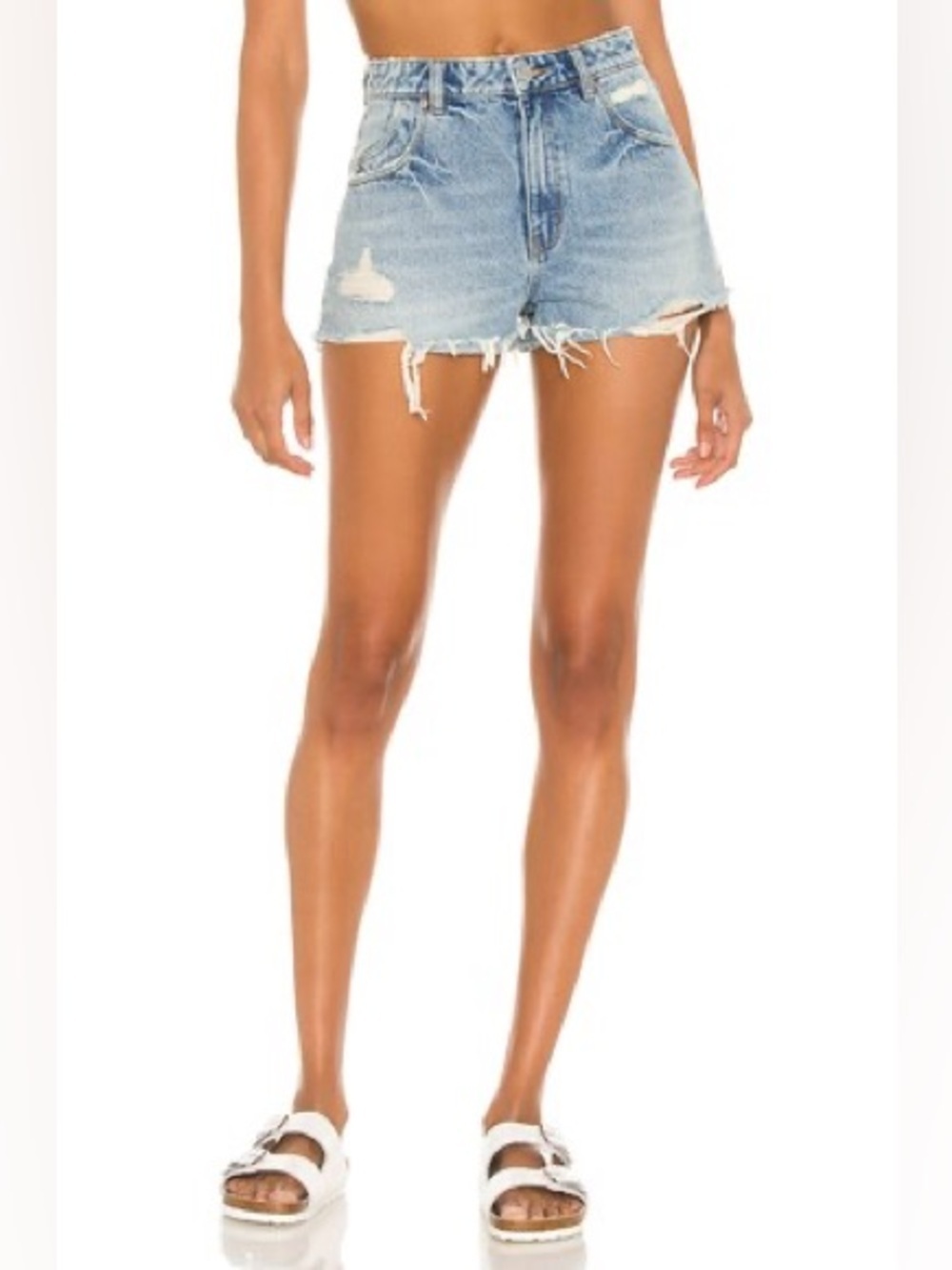 ROLLA’s Duster High Rise Short in Sylvie Blue - 100% Cotton